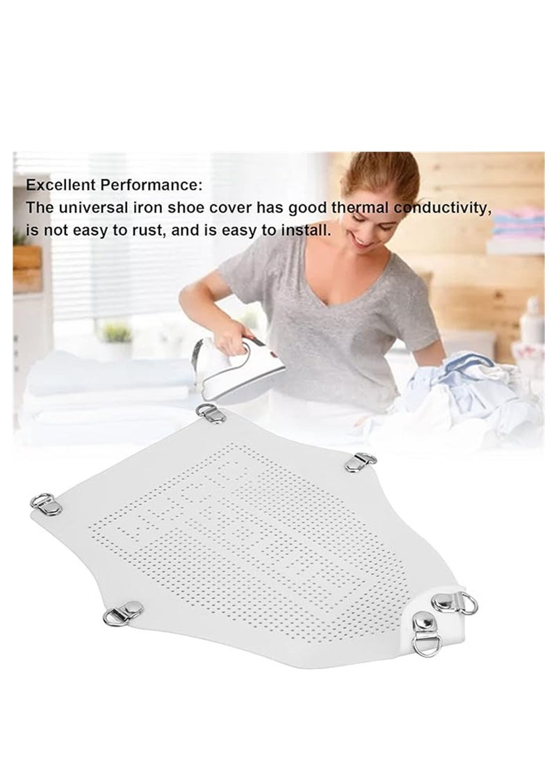 Iron Shoe Cover, Iron Cover, Electric Iron Plate Cover Iron Heat Protector Iron Sole Shield, Non-Stick Aluminum Iron Assistant Tool, Ironing Aid Board Protect Ironing Shoe Cover, 1 Pcs