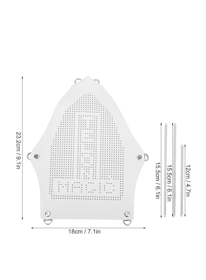 Iron Shoe Cover, Iron Cover, Electric Iron Plate Cover Iron Heat Protector Iron Sole Shield, Non-Stick Aluminum Iron Assistant Tool, Ironing Aid Board Protect Ironing Shoe Cover, 1 Pcs