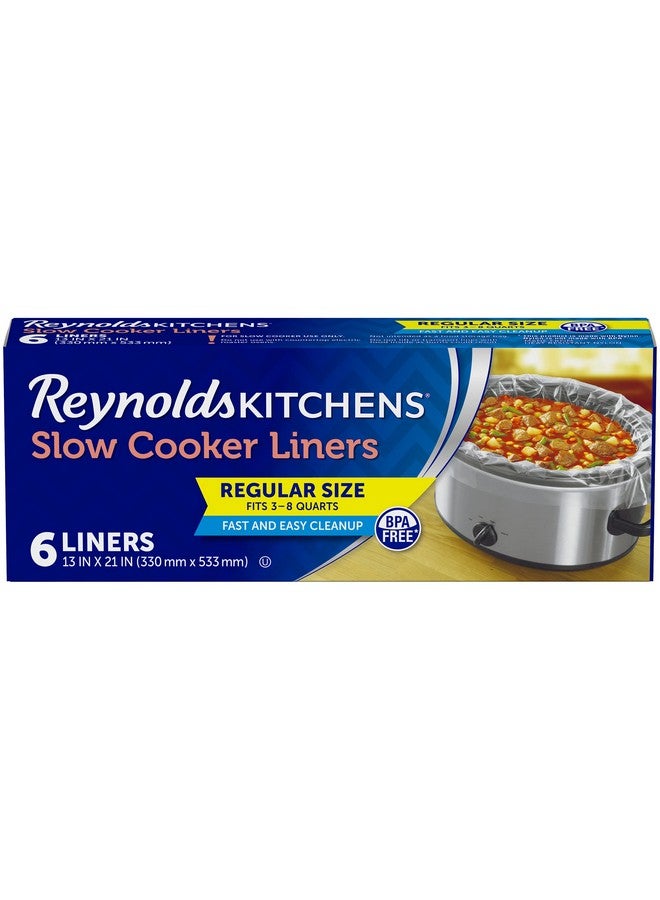 Kitchens Slow Cooker Liners Regular (Fits 38 Quarts) 6 Count