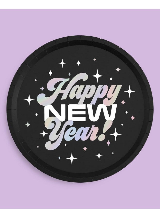 New Years Eve 2024 Plates 25 Pk 9 Nye 2024 Party Decorations Happy New Years Disposable Supplies Cool Holiday Plate