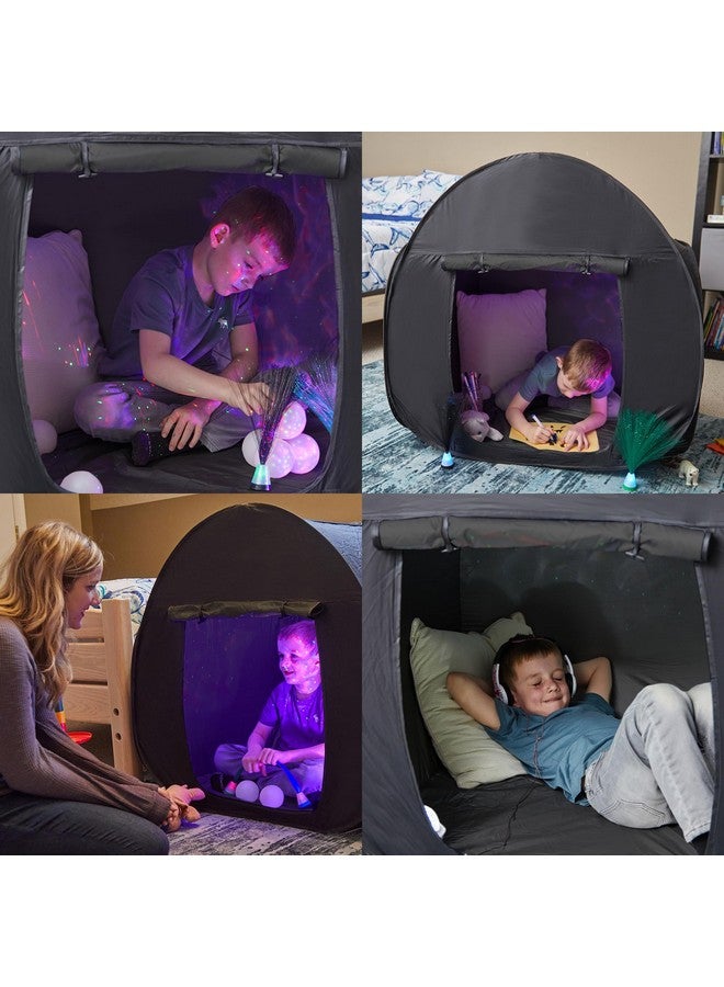 Sensory Tent Calm Corner For Children To Play And Relax Sensory Corner Helps With Autism Spd Anxiety & Improve Focus Black Out Sensory Tents For Autistic Children Small