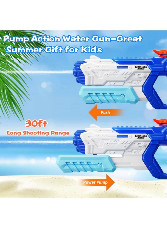 Water Gun For Kids Adults 4 Pack Soaker Squirt Guns With High Capacity Long Shooting Range Super Water Blaster Pool Toys For Summer Swimming Beach Water Fighting