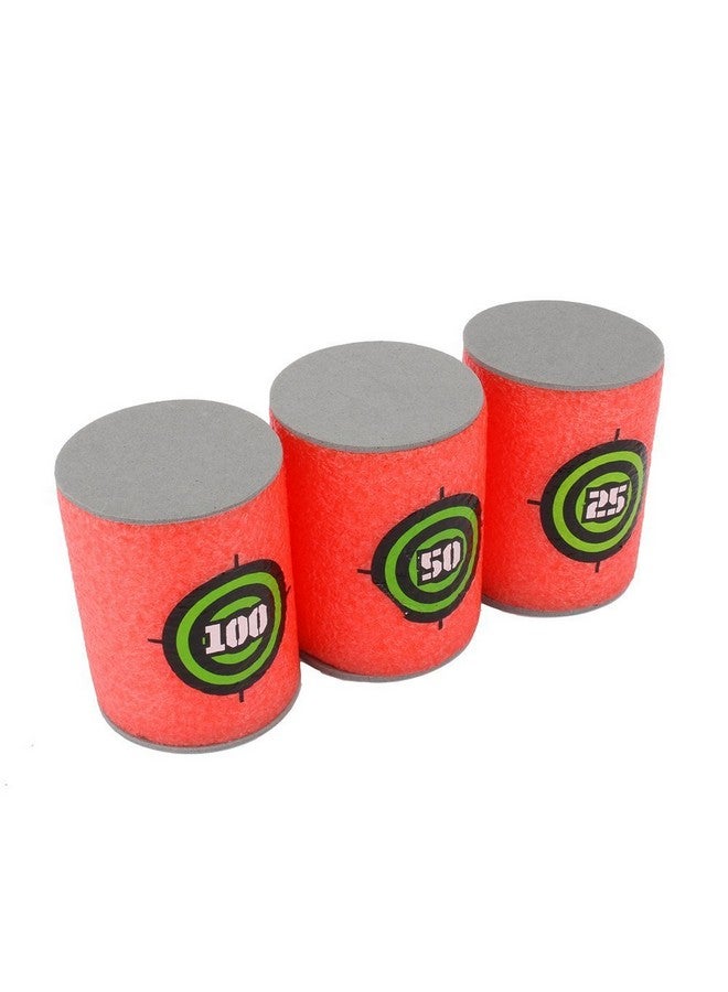 6 Pcs Foam Can Target Compatible For Nerf Elite Series Blasters Kids Toy