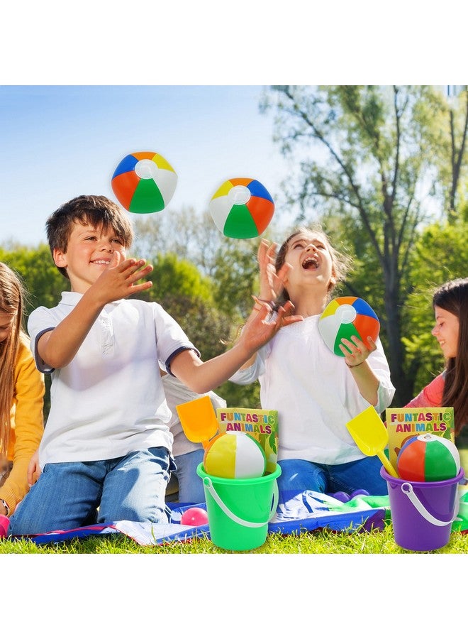 Mini Beach Balls Bulk 100 Pack Summer Pool Party Favors For Kids Inflatable Pool Toys Hawaiian Luau Party Decorations Goodie Bag Fillers (100 Pack)