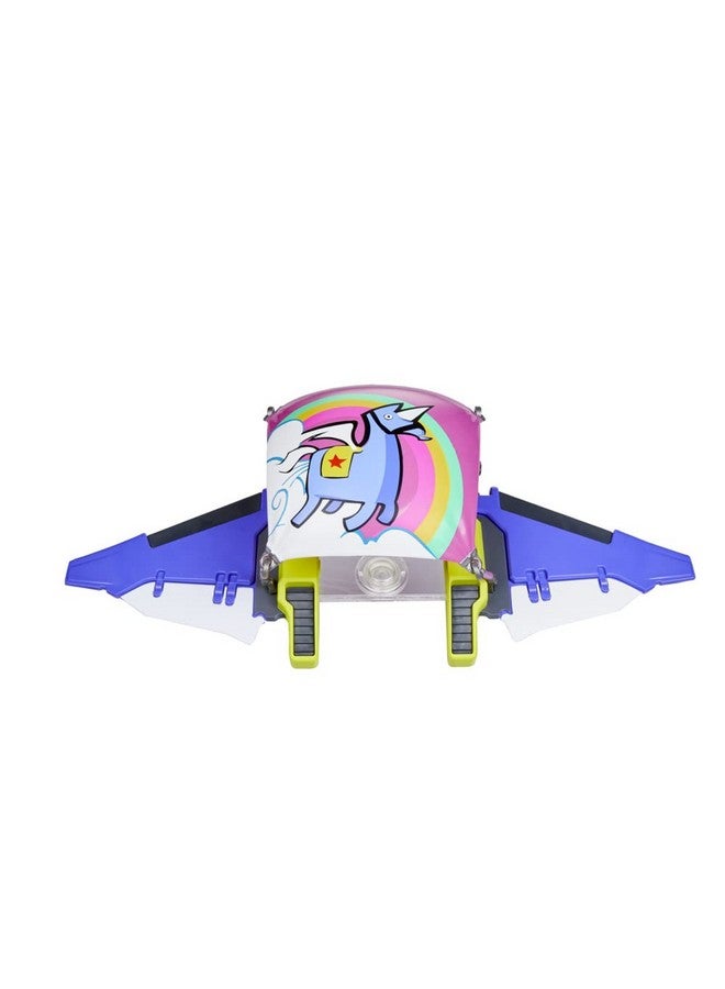 Victory Royale Series Llamacorn Express Collectible Glider For Action Figure With Display Stand Ages 8 And Up 6Inch