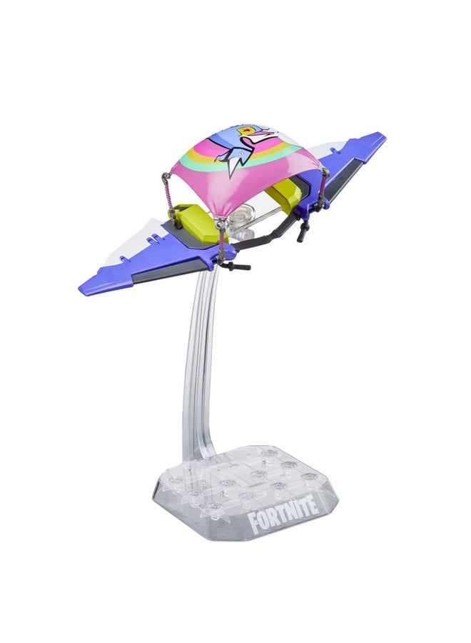 Victory Royale Series Llamacorn Express Collectible Glider For Action Figure With Display Stand Ages 8 And Up 6Inch