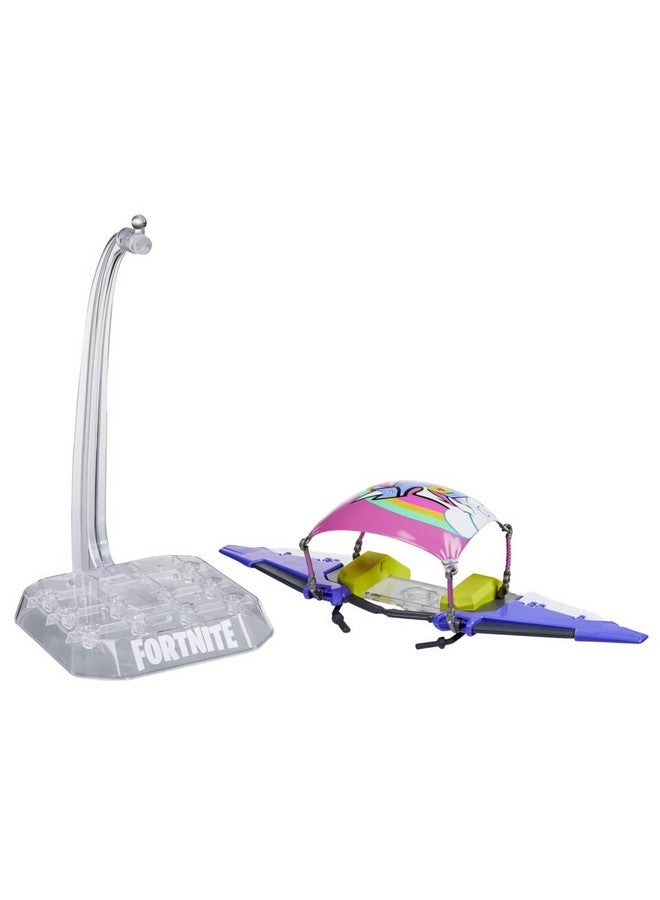 Victory Royale Series Llamacorn Express Collectible Glider For Action Figure With Display Stand Ages 8 And Up 6Inch