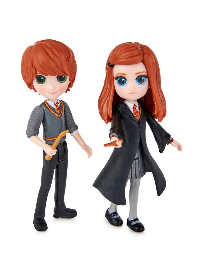 Harry Potter Magical Minis Ron And Ginny Weasley Friendship Set With 2 Creatures Kids Toys For Ages 5 And Up