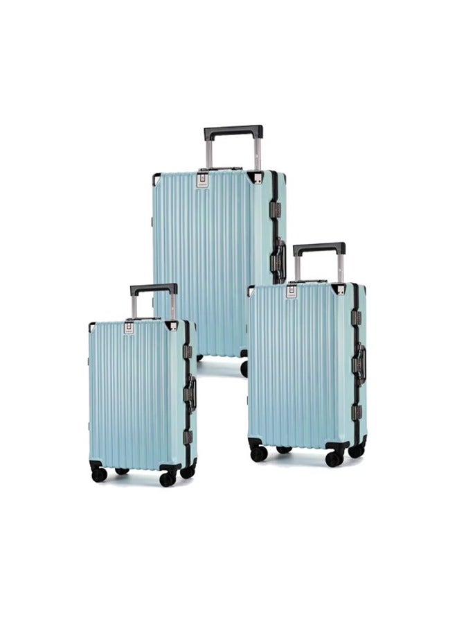 3 Pieces Aluminium Hardside 360 degree Spinner Wheels Trolley Luggage Set with TSA Lock 20/24/28 Inch