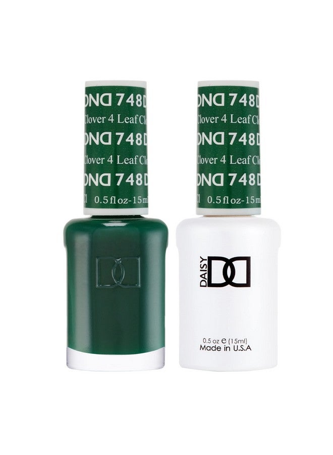 Dnd Gel Polish Set 1 Each Of Green Gel Polish And Green Nail Polish 748 4 Leaf Clover 0.5 Fl Oz