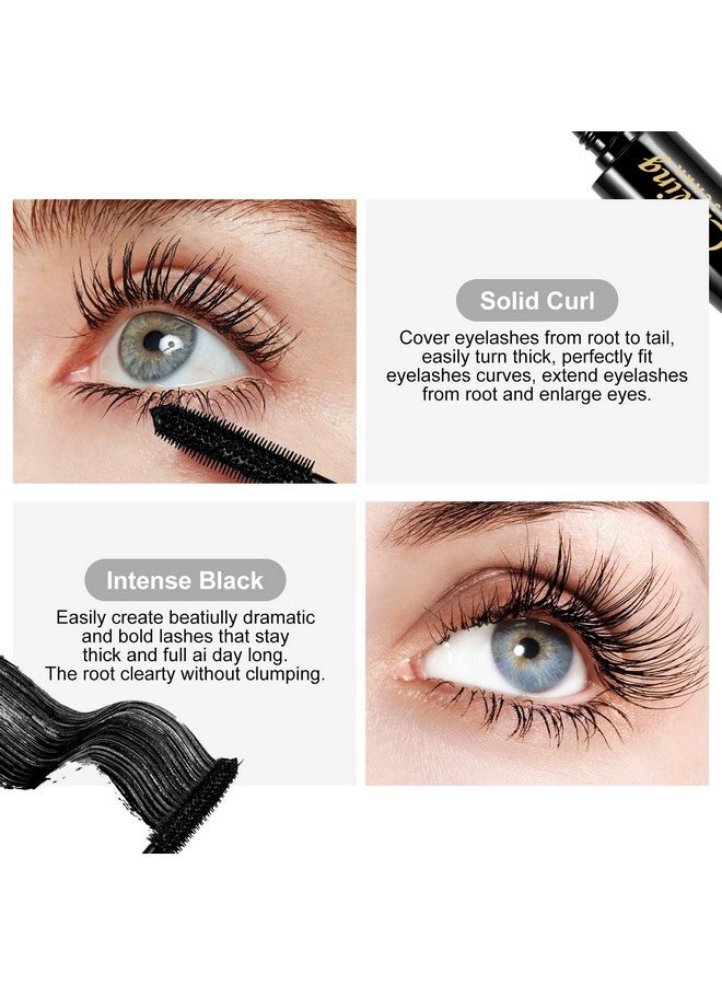 3 In 1 Eye Makeup Set With Liquid Eyeliner Pen Microblading Eyebrow Pencil And Volume Mascara For Eyelashes Quickdry Waterproof Formula Long Lasting Smudgeproof All Day Natural Eye Look