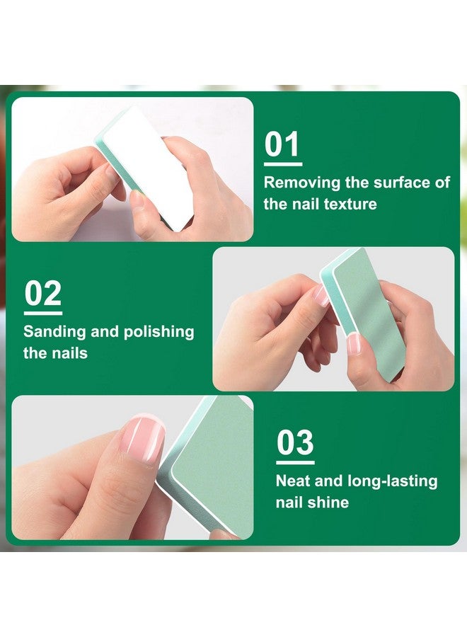 Nail Buffer And Shine Kit 20Pcs Nail Shine Buffer Blocks For Natural Acrylic Nails Polisher Fingernail Buffer Buffing File 1000/4000 Grit