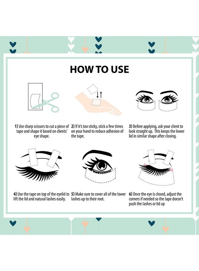 Foam Tape Medical Elastic Eyelash Tapes For Eyelash Extensions Eyelash Extension Supplies Under Eye Pads Lint Free Patches Hypoallergenic Latex Free (1 Inch X 4)