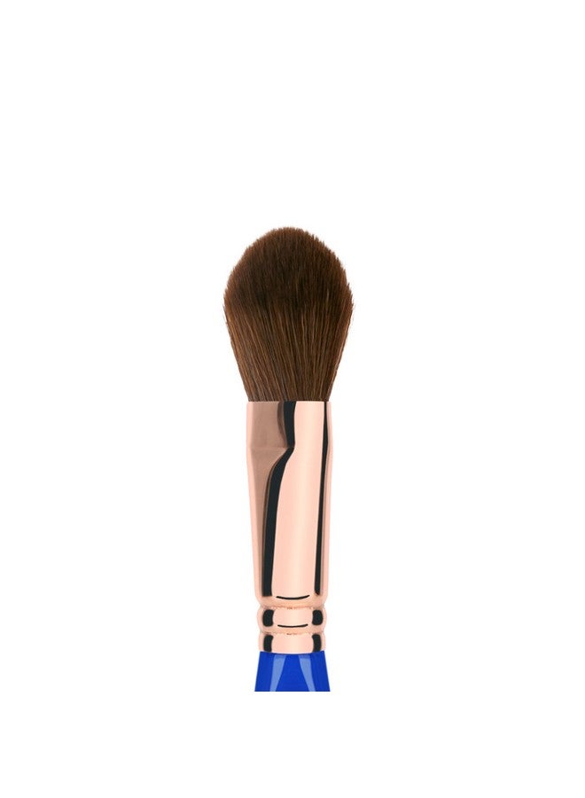 Professional Makeup Brush Golden Triangle 960 Precision Blusher With All Vegan And Soft Synthetic Fibers For Applying Blush (Blue 1Pc)