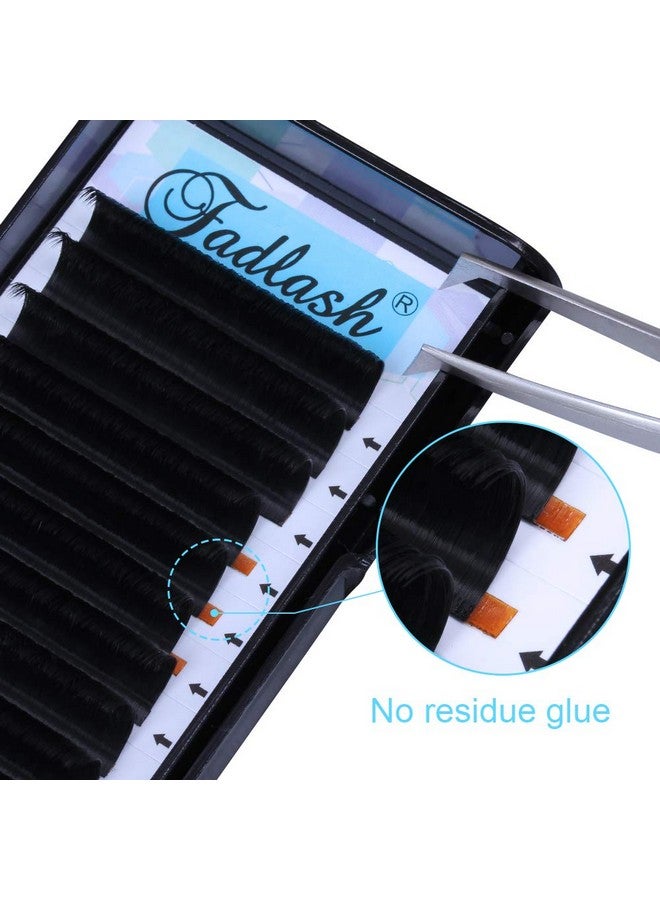 Volume Lashes 0.07Mm Fadlash D Dd Curl Easy Fan Lashes 2D10D Self Fanning Eyelash Extensions 818Mm Length Volume Lash Extensions Withstand About 194℉(0.07D 16Mm)