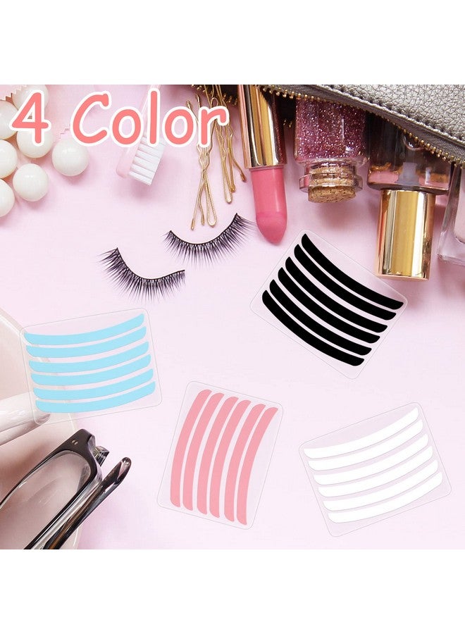 24Pcs Lash Lift Rods Ribbon Kit Reusable Lash Lift Pads Lash Lift Tool Soft Pads Silicone Perm Ribbon Eyelash Lifting Compensator Eyelash Tapes Makeup Beauty Tools For Eyelashes Lifting (4 Colors)