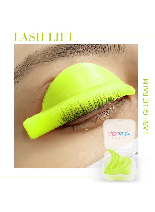Eyelash Lift Shield Lash Perm Pads 10 Pcs Reusable Eyelash Perming Curler Lower Eyelash Pads Lifting Rods