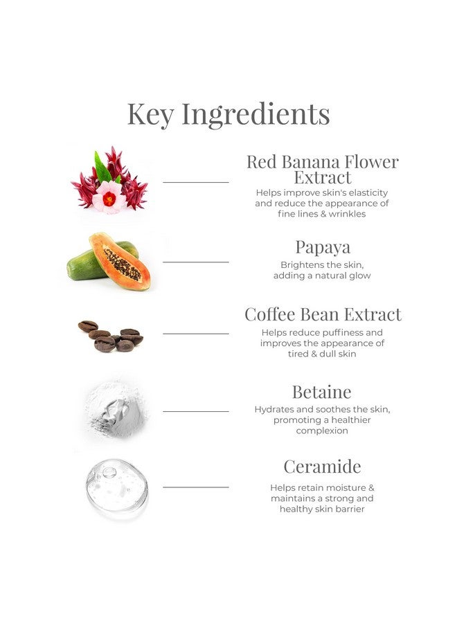 Under Eye Serum Concentrate With Bakuchiol Caffeine & Hyaluronic Acid & Aloe Vera Under Eye Serum Reduces Dark Circles Fine Lines & Puffy Eyes For All Skin Types
