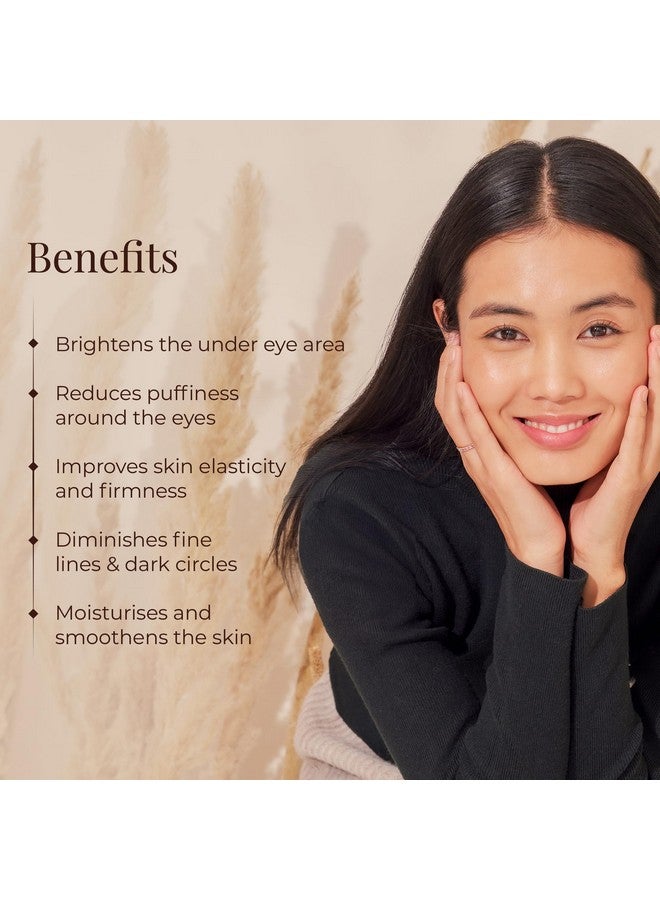 Under Eye Serum Concentrate With Bakuchiol Caffeine & Hyaluronic Acid & Aloe Vera Under Eye Serum Reduces Dark Circles Fine Lines & Puffy Eyes For All Skin Types