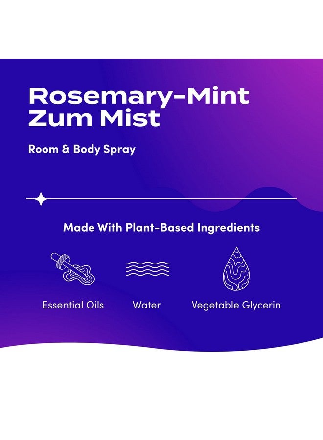 Indigo Wild Mist Room & Body Spray Aromatherapy Essential Oil Spray Natural Body Mist & Room Spray Rosemarymint Scent 4 Fl Oz