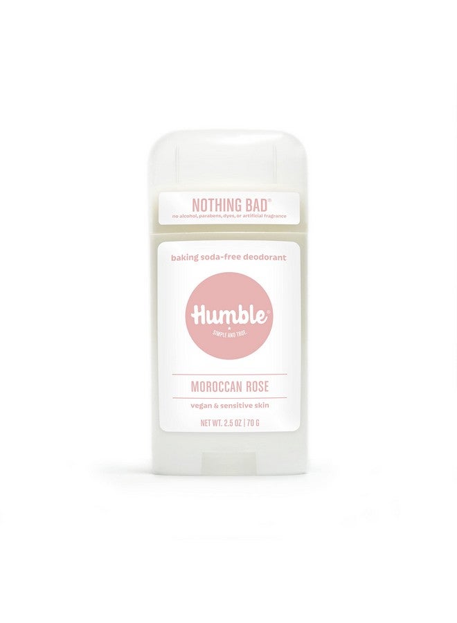 Humble Brands Aluminumfree Deodorant Vegan And Cruelty Free Formulated For Sensitive Skin Moroccan Rose 2.5 Ounce (Pack Of 1)