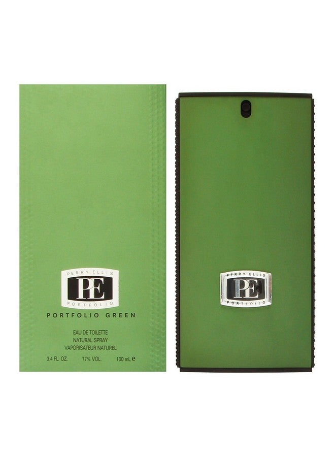 Portfolio Green By Perry Ellis For Men. Eau De Toilette Spray 3.4 Ounces