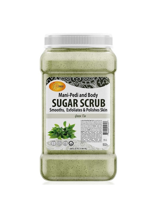 Sugar Body Scrub Green Tea 128 Oz Exfoliating Moisturizing Hydrating And Nourishing Glow Polish Smooth And Fresh Skin Body Exfoliator