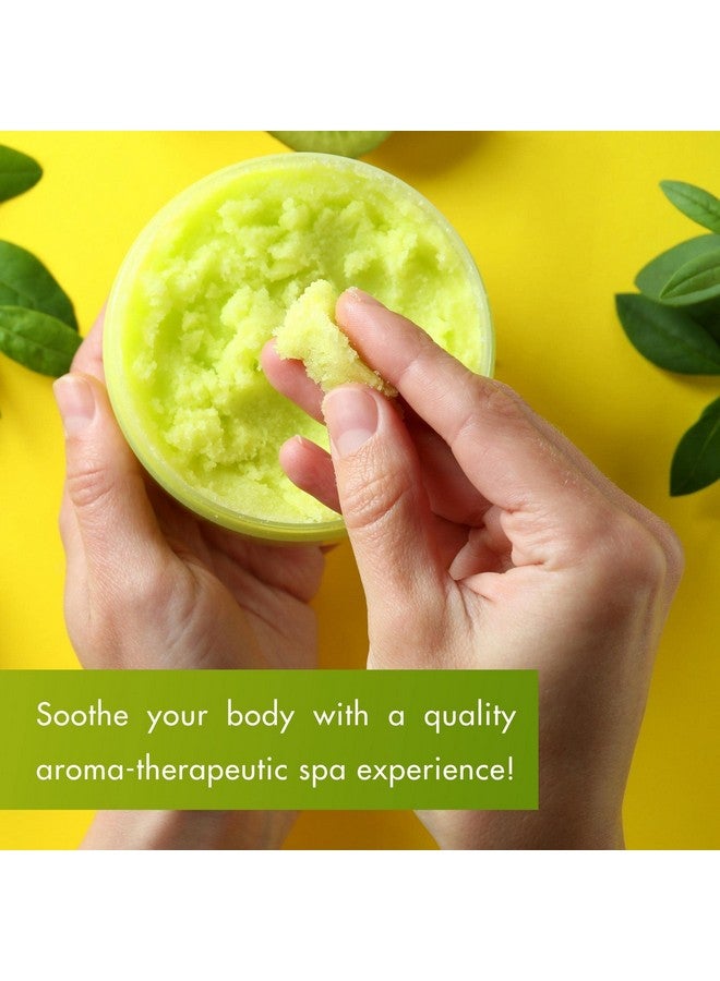 Sugar Body Scrub Green Tea 128 Oz Exfoliating Moisturizing Hydrating And Nourishing Glow Polish Smooth And Fresh Skin Body Exfoliator