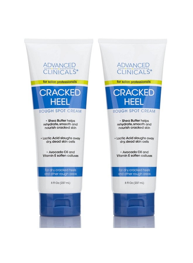 Cracked Heel Foot Cream Moisturizer Skin Care Lotion For Feet W/Shea Butter Moisturizing Foot/Hand Lotion Helps Heal Cracked Skin Rough Spots Calluses & Dry Skin 2Pack