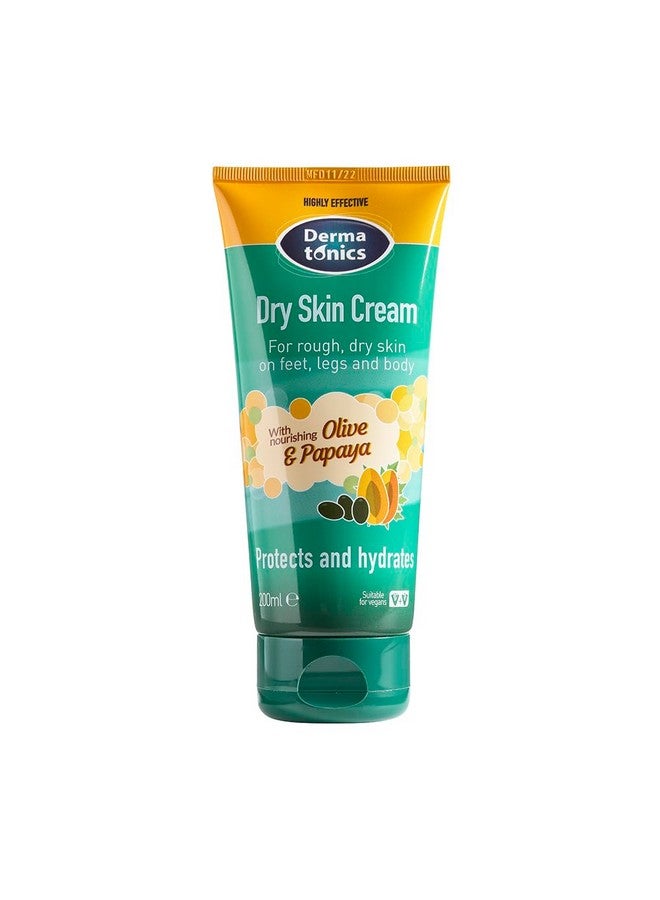 Dry Skin Cream For Cracked Heels Hands & Feet 10% Urea Intensive Care Solution Softening Calloused Rough & Damaged Skin Absorbs Quickly Hydrating Moisturizer Daily Use 200 Ml