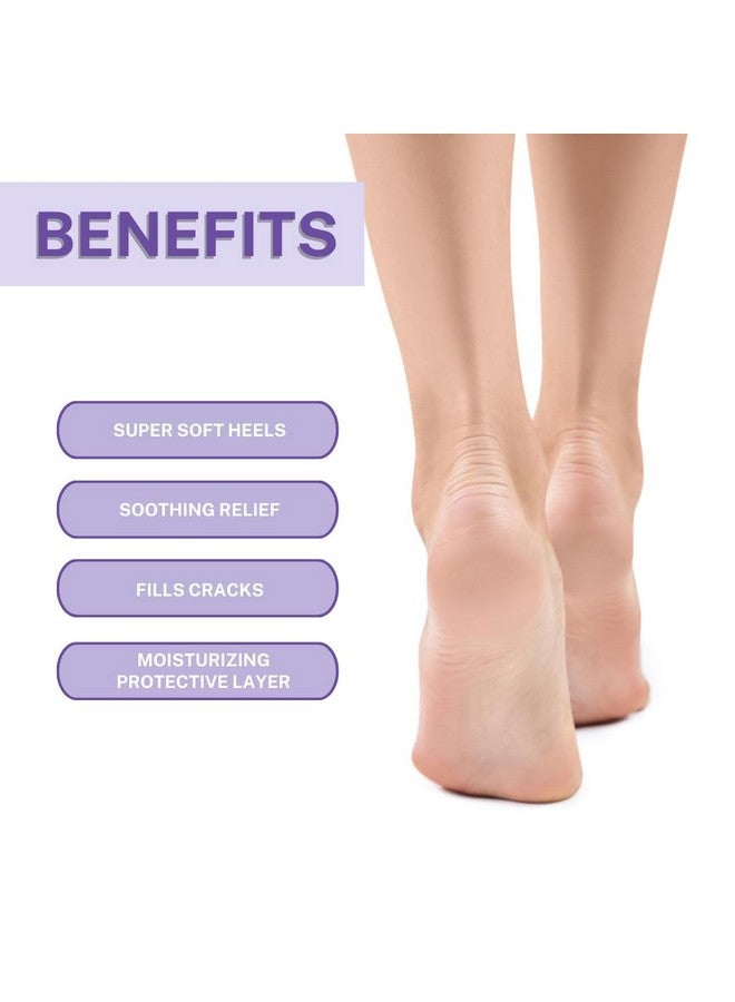 Cracked Heel Repair Balm Stick (2 Pack) Dry Cracked Feet Treatment Moisturizing Heel Balm Rolls On So No Mess Like Foot Cream Or Foot Lotion Rescues Cracked Feet Lavender Scent