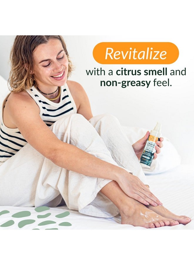 Foot Cream For Dry Cracked Heels And Feet Foot Lotion For Dry Cracked Feet Nongreasy Foot Moisturizer Urea Cream W/Softening Shea Cocoa Butter Citrus Foot Care For Women & Men