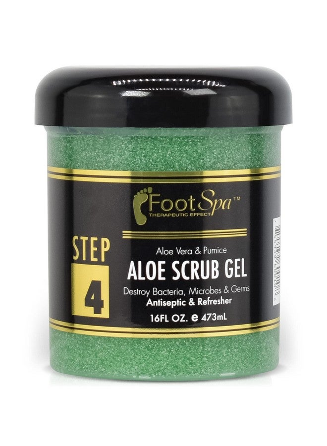 Exfoliating Scrub Gel 16 Oz Manicure Pedicure And Body Exfoliator Infused With Aloe Vera And Salicylic Acid Glow Polish Smooth And Moisture Skin Body Hand And Foot