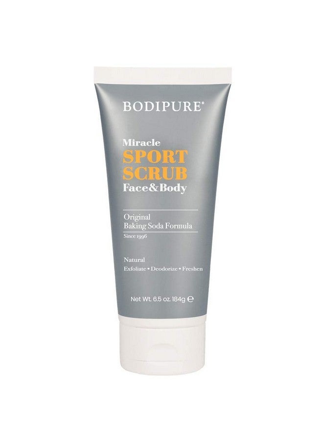 Miracle (Sport) Face & Body Scrub For Multipurpose Moisturizing And Exfoliating Scrub For Face And Body To Smooth And Hydrate Skin For Sensitive Skin 6.5 Ounce