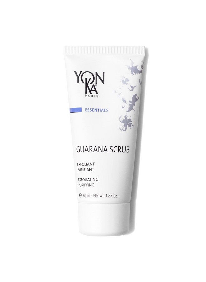 Yonka Guarana Facial Scrub 50Ml Gentle Facial Detoxifying Scrub With 2 Sizes Of Granules Rice Microbeads And Guarana Cleanses Polishes And Purifies Normal To Oily Skin 98% Natural Origin