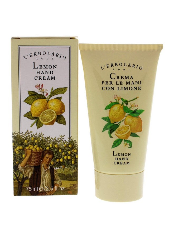 L’Erbolario Lemon Hand Cream Dry Hands Hand Lotion With Hydrating Glycerin Shields Skin From Dryness And Redness Refreshing Lemon Scent 2.5 Oz