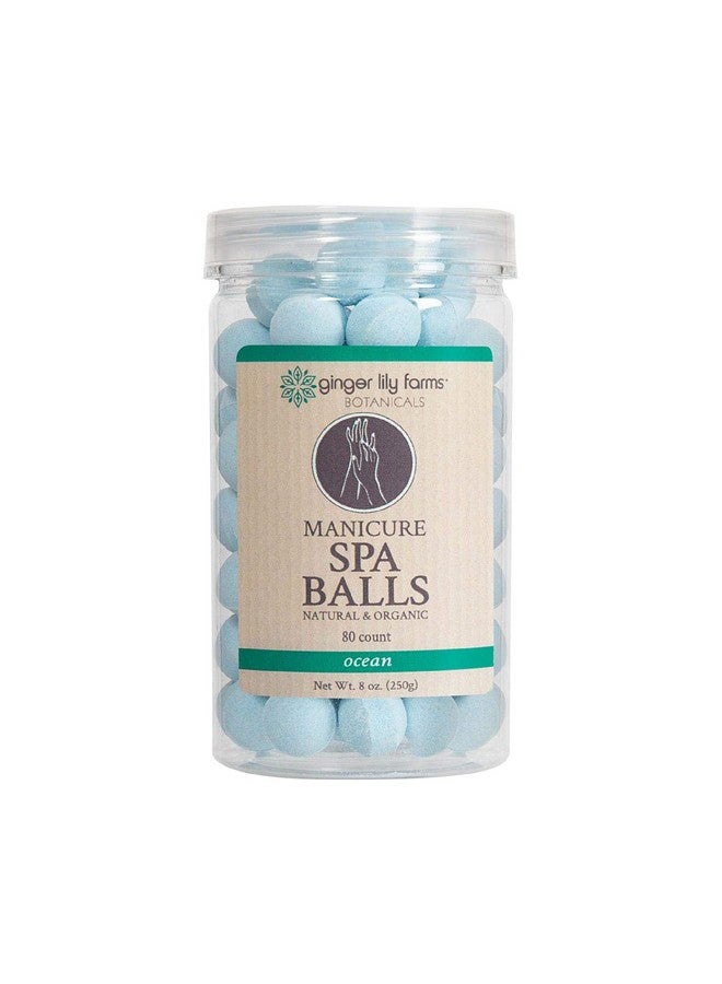 Botanicals Manicure Spa Balls Ocean Manicure Soak Balls Replenishes Moisture Softens And Conditions Skin 8 Ounces 80Count