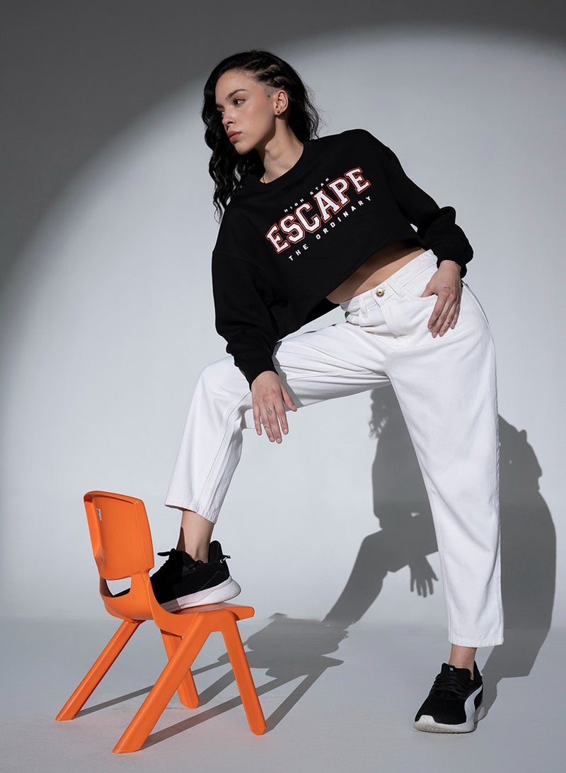 Mom Fit High-Rise Clean Look Jeans for Women