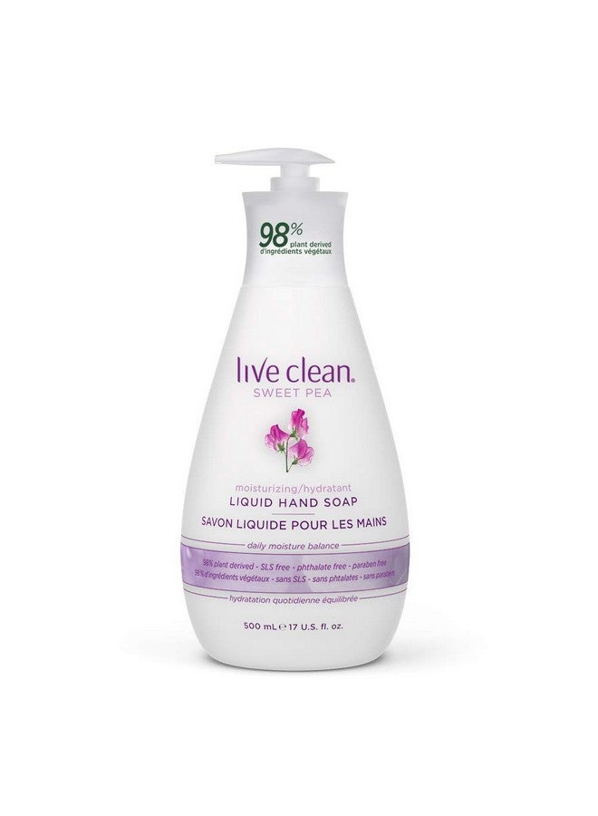 Ablazemoon Live Clean Sweet Pea Moisturizing Liquid Hand Soap 500 Ml