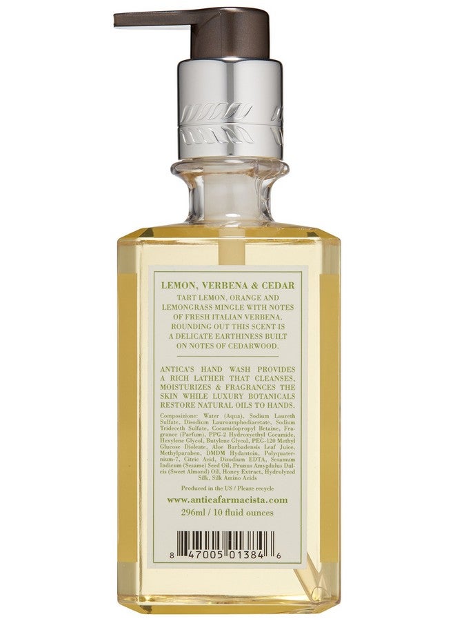Lemon Verbena & Cedar Hand Wash 10 Fl Oz