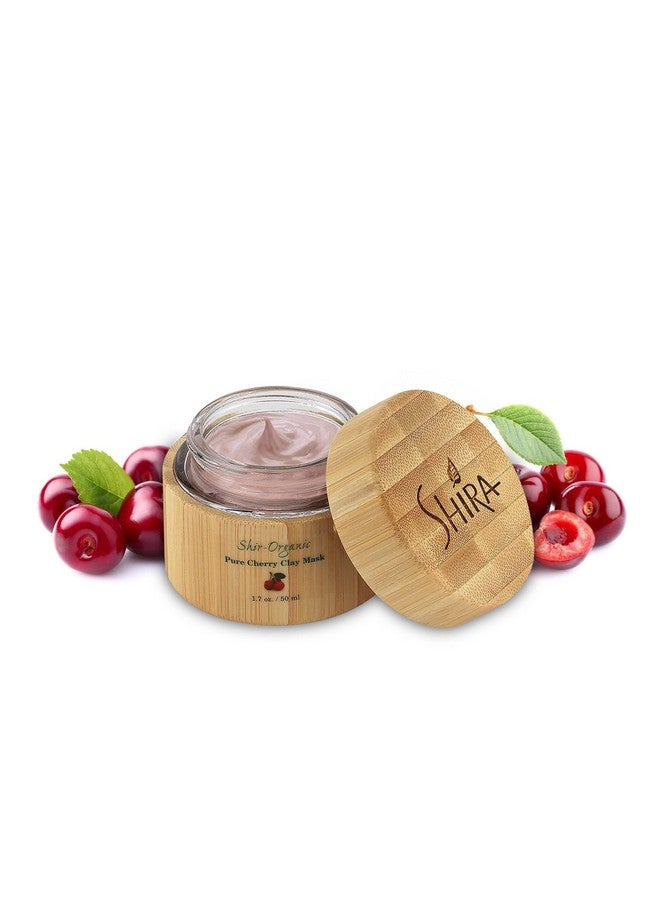 Shirorganic Pure Cherry Clay Face Mask(15Ml) Rich In Vitamin C Helps Clarify Heal And Prevent Blemishes Oil Control & Large Pore