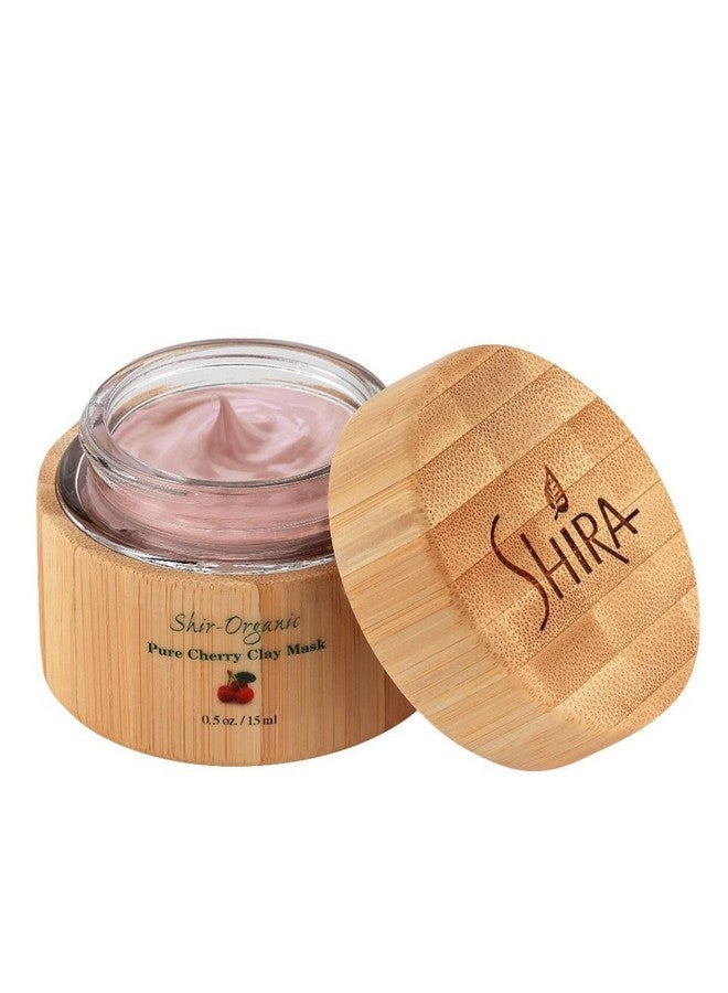 Shirorganic Pure Cherry Clay Face Mask(15Ml) Rich In Vitamin C Helps Clarify Heal And Prevent Blemishes Oil Control & Large Pore