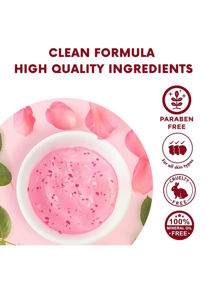 Jelly Face Mask For Facials Bulgarian Rose Hydrating Brightening & Nourishing Jelly Mask With Free Jade Roller & Spatula Professional Hydrojelly Masks Vajacial Jelly Mask Powder 23 Oz Jar