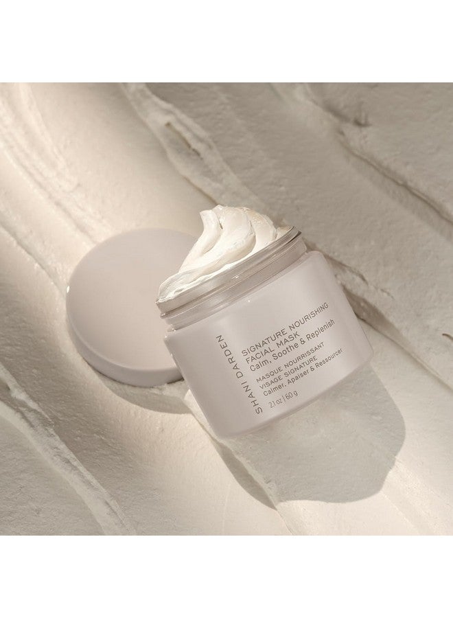 Skincare Signature Nourishing Facial Mask A Nourishing Bentonite Clay Mask For Soothing Face Redness And Irritation With Colloidal Oatmeal And Squalane 2.1 Fl Oz