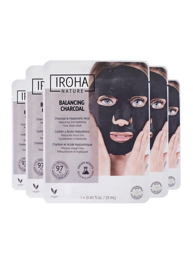Face Mask For Skin Care With Activated Charcoal Pack Of 5 Pieces