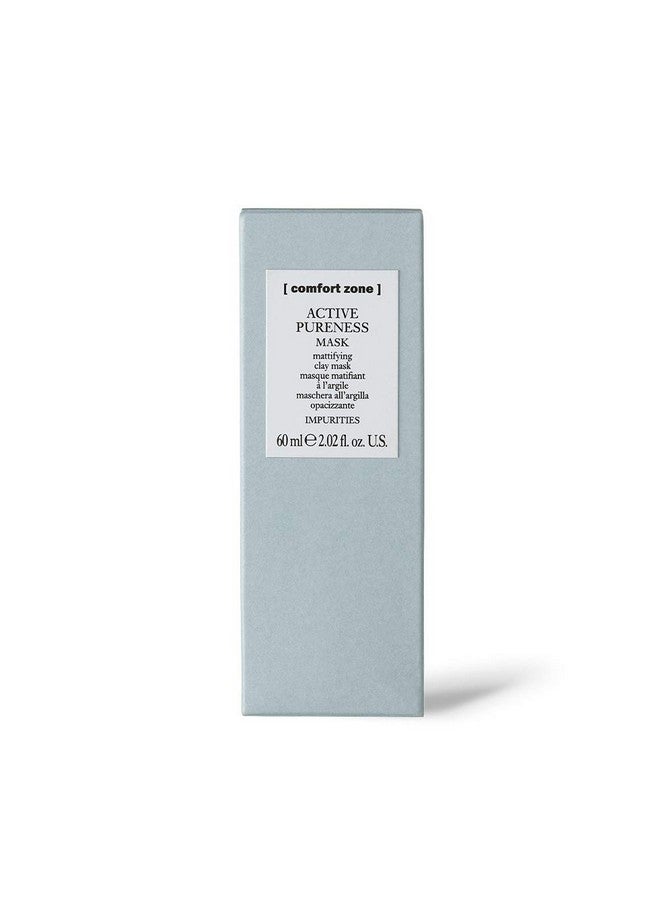 Ne ] Active Pureness Mask Mattifying Clay Face Mask Absorb And Minimize The Appearance Of Pores 2.02 Fl. Oz.