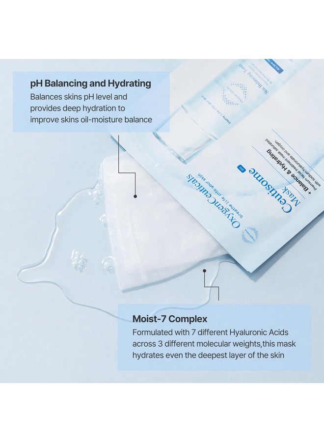 Ceutisome Bh Mask Ph Balancing And Hydrating Korean Sheet Mask 6Pcs/1Box