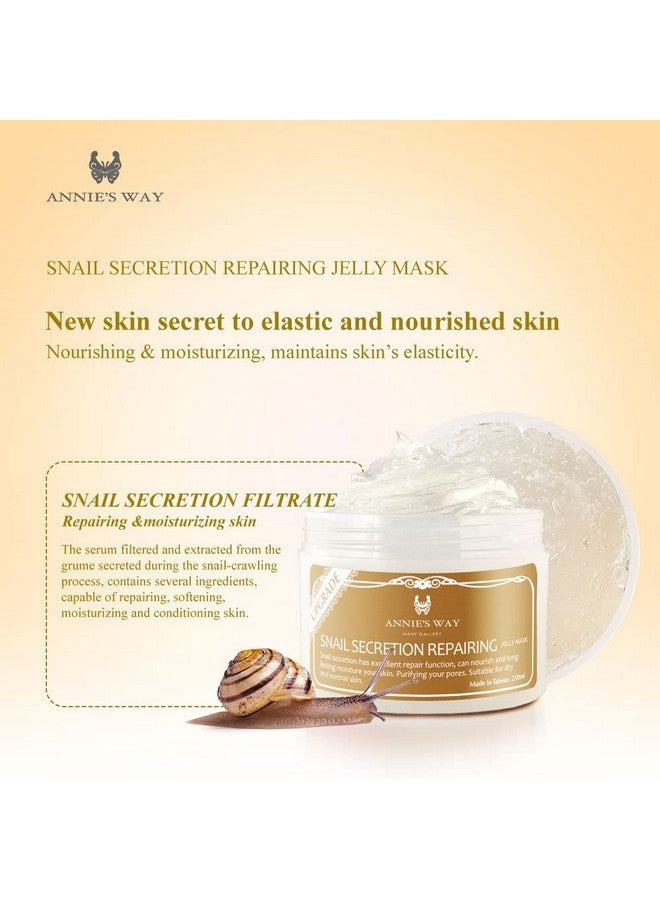 Snail Secretion Repairing Jelly Mask 250Ml Taiwan Excellence Cleanses Tones Skin And Purifying Your Pores In Only 20 Minutes.
