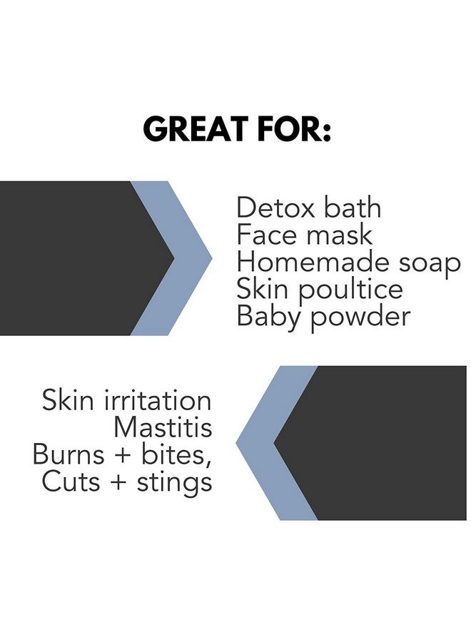 Bentonite Clay Powder For Diy Detox Body & Face Mask Pure Indian Healing Clay For Deep Pore Cleansing And Armpit Detox For Women (8.0 Oz)