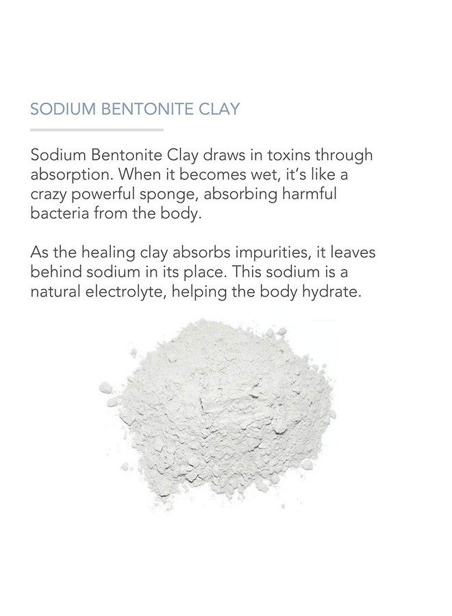 Bentonite Clay Powder For Diy Detox Body & Face Mask Pure Indian Healing Clay For Deep Pore Cleansing And Armpit Detox For Women (8.0 Oz)